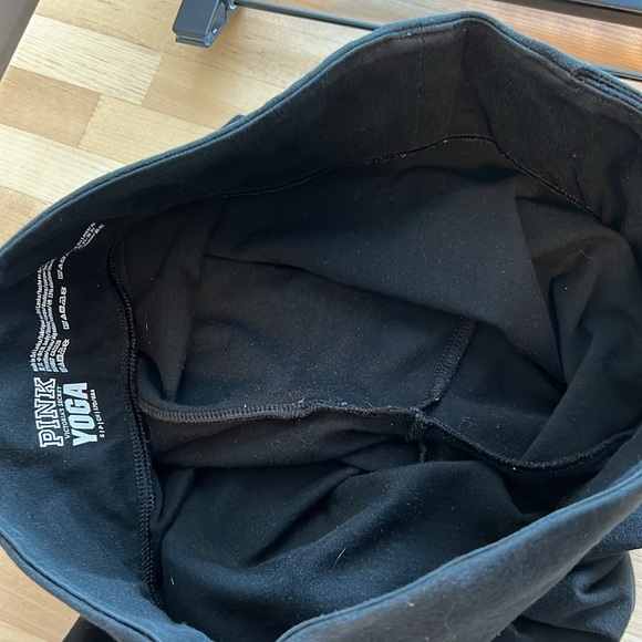 Victoria's Secret Pink Yoga Mid-Rise Black Ankle Legging, Small - Picture 9 of 9